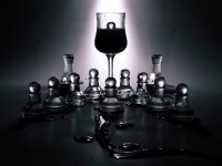 black-and-white-glass-game-chess